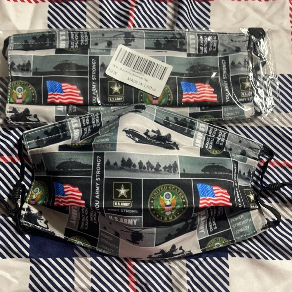 New set/2 US Army face masks